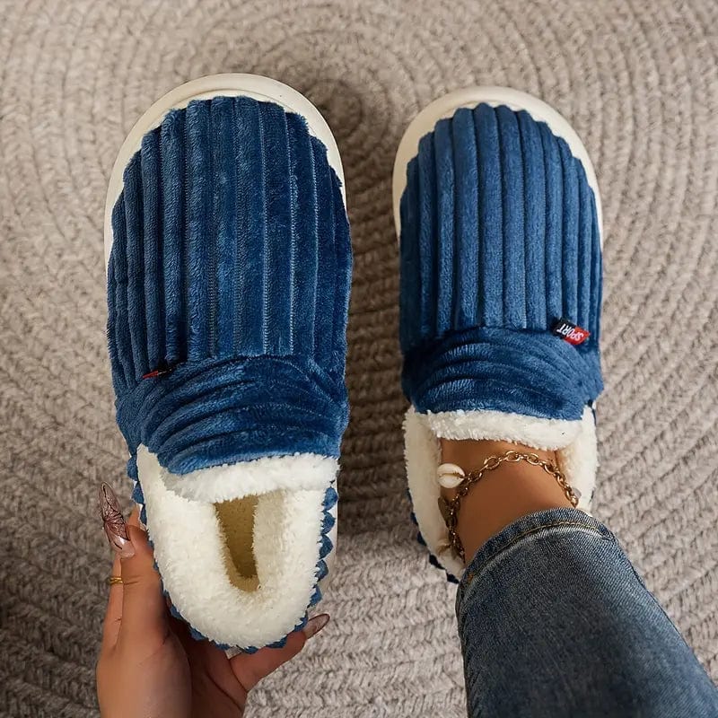 Zapatillas unisex con soporte suave, perfectas para aliviar los pies y brindar calor en el hogar.