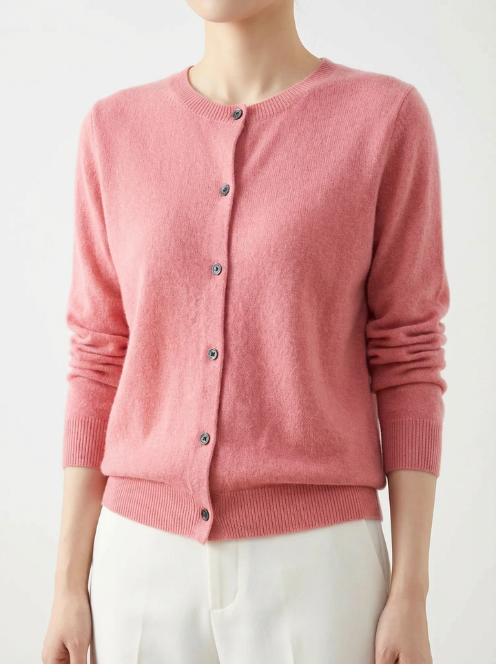Cárdigan de punto para mujer en colores de moda, con botones, ideal para el otoño.