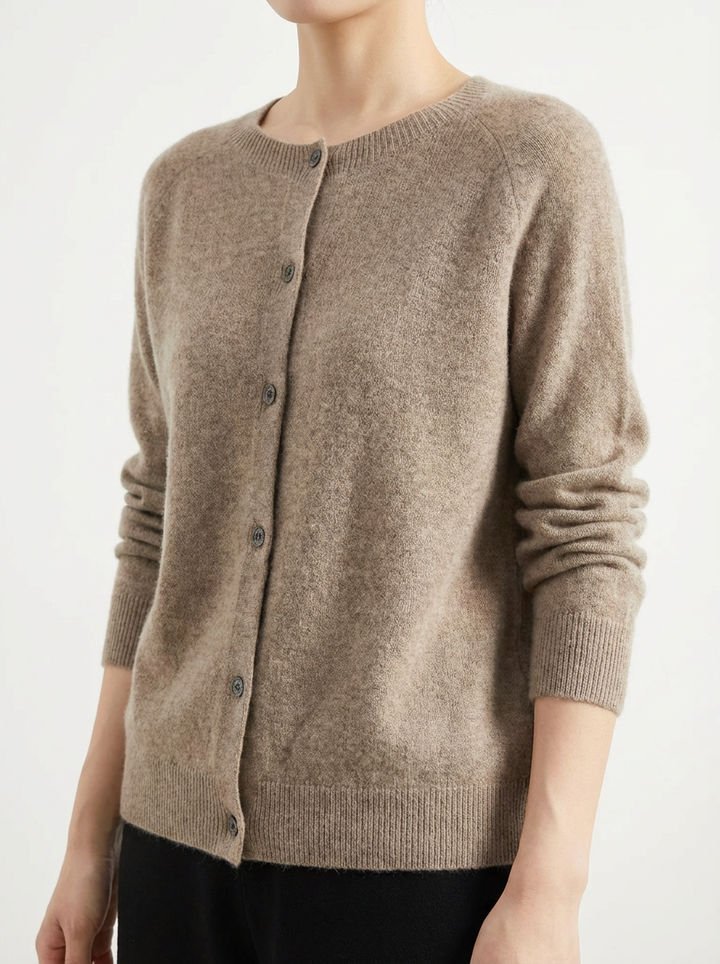 Cárdigan de punto de mujer, cálido y elegante, con botones, ideal para los días fríos de otoño.
