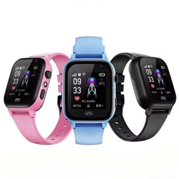 Reloj inteligente GPS para niños: videollamada, rastreador, monitor de actividad, botón SOS y resistencia al agua.
