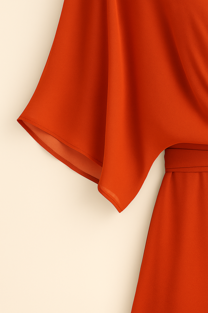 Vestido elegante para cena o evento especial, con escote en V. Destaca con este diseño chic.