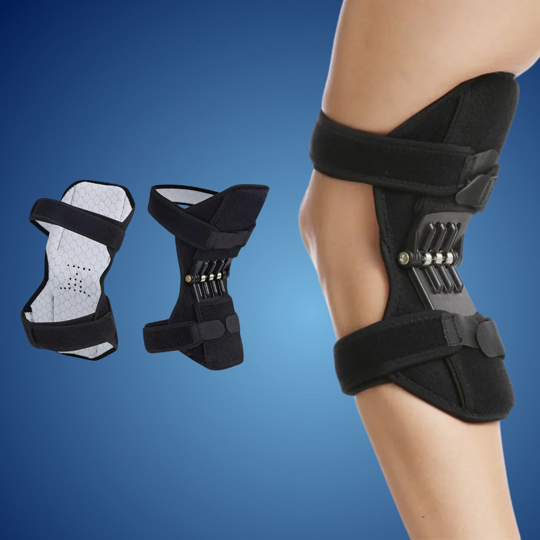 Alivio eficaz del dolor de rodilla y artritis con rodillera estabilizadora articulada. Soporte para lesión y recuperación.