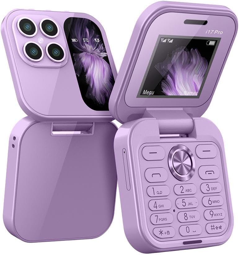 Teléfono compacto minimalista y ligero, con Dual SIM y cámara HD. Ideal como teléfono de respaldo.