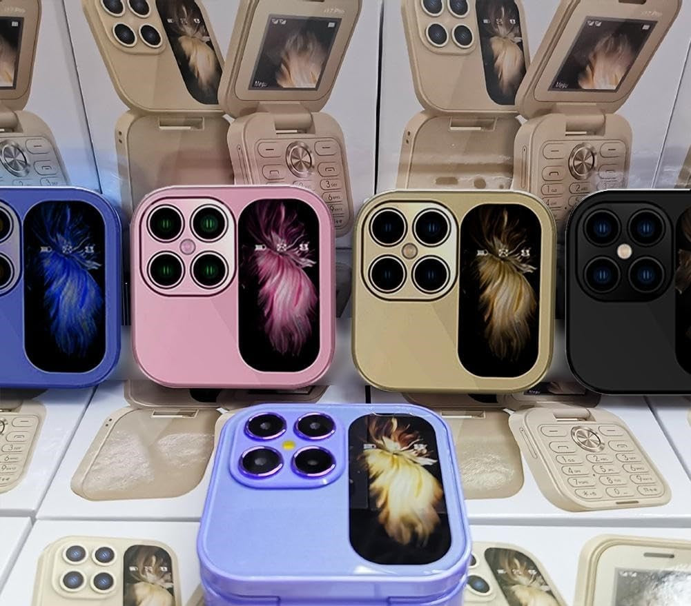 Teléfono compacto con diseño minimalista, Dual SIM y cámara HD. La solución elegante para comunicación básica.
