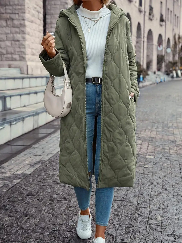 Chaqueta acolchada de algodón para mujer, ligera, cómoda y cálida, ideal para entretiempo.