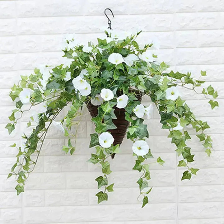 Follaje sintético resistente UV para decoración de paredes, crea ambiente natural en tu espacio.