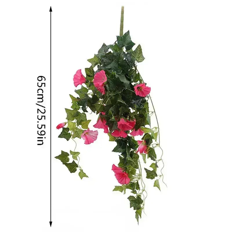 Plantas decorativas artificiales para exterior, resistentes UV, fácil instalación y vibrantes.