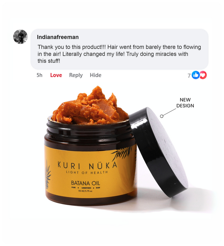 Cabello revitalizado con Aceite de Batana natural. Promueve crecimiento y fortalecimiento capilar.