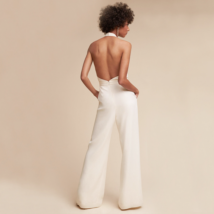 Mono casual de verano para mujer, corte holgado y pierna ancha. Máxima comodidad.