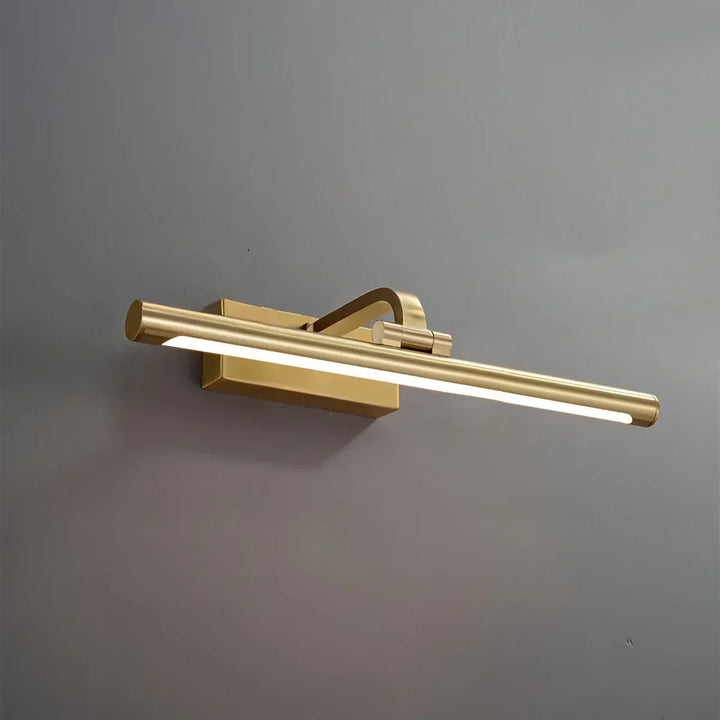 Luz de pared LED lineal ajustable, ideal para iluminar cuadros en galerías o decoración del hogar.