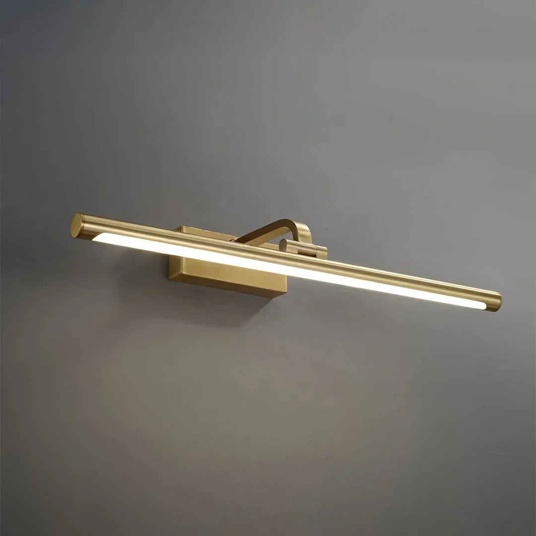 Aplique LED de pared lineal. Iluminación ajustable para cuadros, fácil instalación para un hogar moderno.