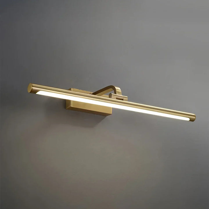 Aplique LED de pared lineal. Iluminación ajustable para cuadros, fácil instalación para un hogar moderno.