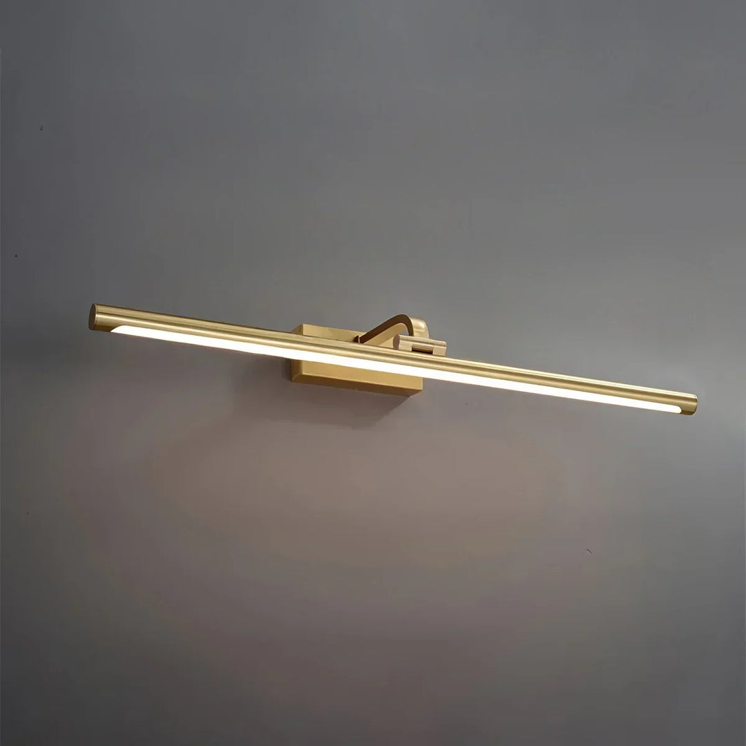 Luz de pared LED lineal contemporánea, ideal para cuadros. Iluminación ajustable que realza la decoración.
