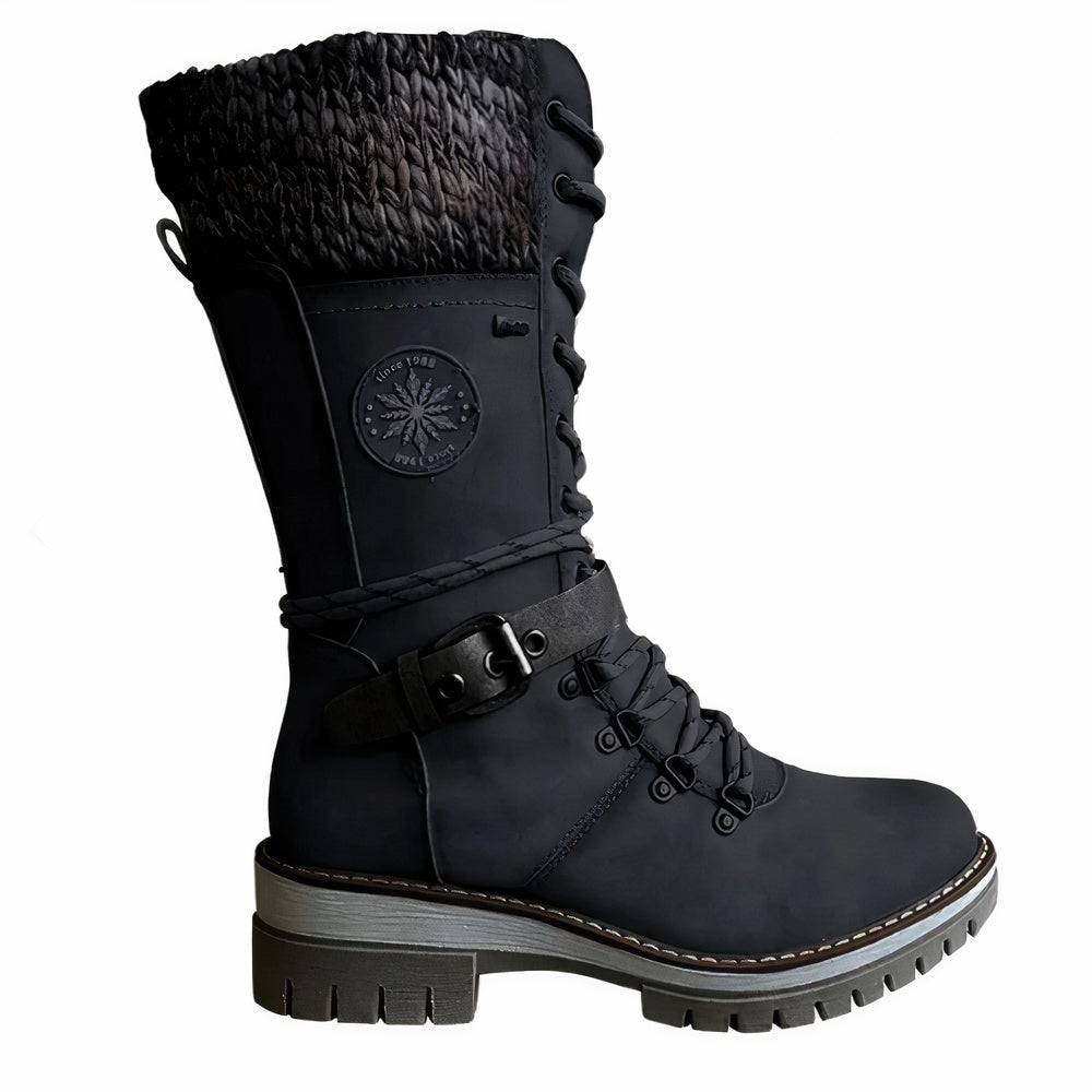 Botas de invierno para mujer, diseño ultra cómodo, ideales para uso diario casual.