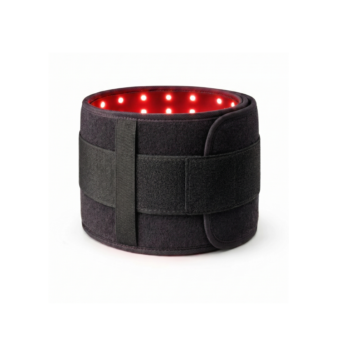 Dispositivo portátil de terapia de luz roja/infrarroja para rodilla, mejora la movilidad y recuperación articular.