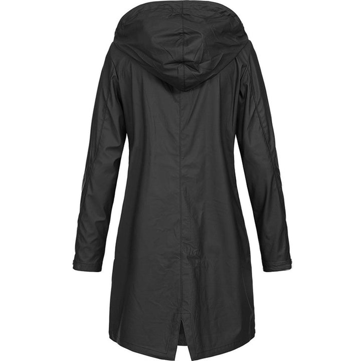Chaqueta elegante de mujer para primavera y otoño, impermeable y ligera. Perfecta para uso urbano casual.