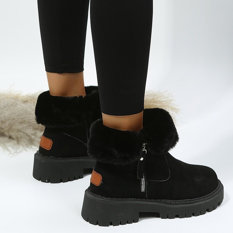 Botines de invierno para mujer, antideslizantes, elegantes y con estilo para máxima comodidad.