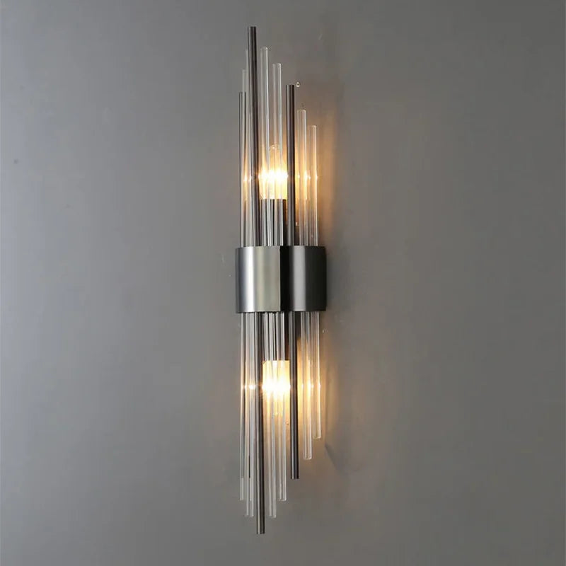 Lámpara de pared LED moderna, iluminación versátil de lujo para hogar, oficina o negocio.