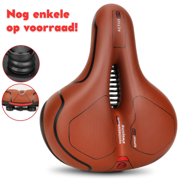 Silla de bicicleta sin dolor, asiento antipresión para ciclismo, ideal para viajes largos.