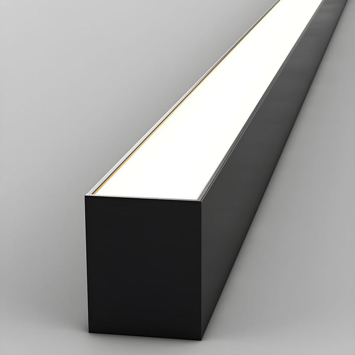 Luminaria LED lineal moderna, 3 tonos. Luz colgante para restaurantes, bares o espacios comerciales.