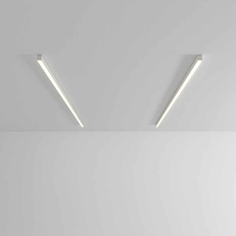 Iluminación LED lineal colgante regulable. 3 tonos, para un ambiente cálido en sala o dormitorio.