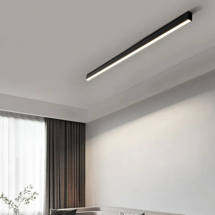 Luz LED lineal moderna y regulable, 3 colores. Perfecta como luz colgante o empotrada para cocina.