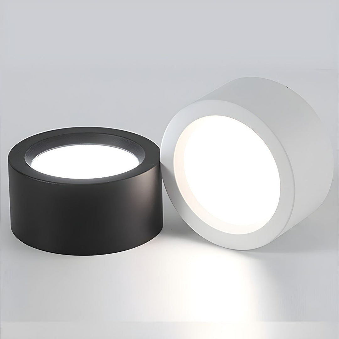 Lámpara de techo LED redonda, estilo moderno para ambientes interiores y decoraciones.