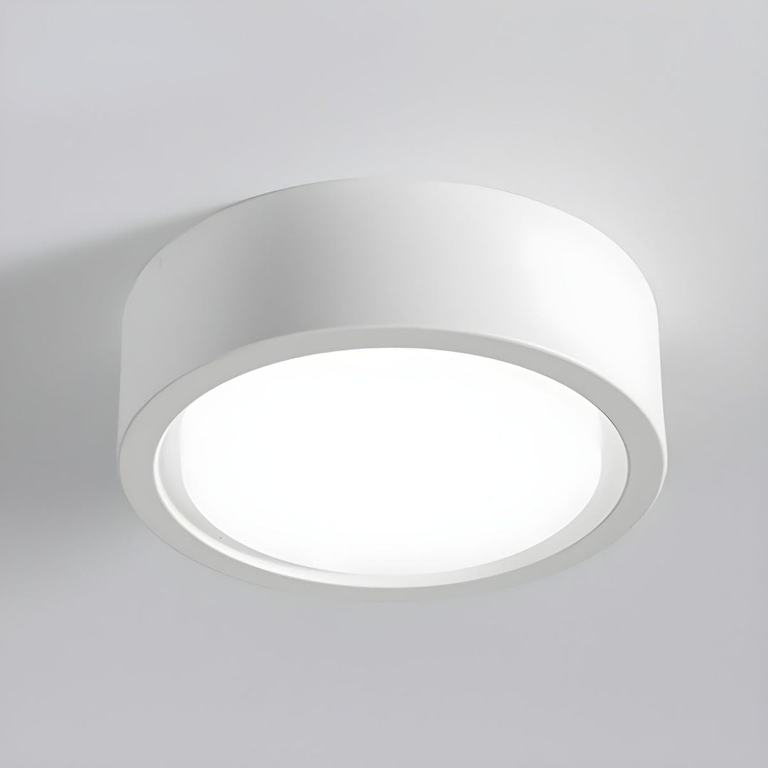 Moderna lámpara de techo LED, diseño redondo ideal para interiores y casas.