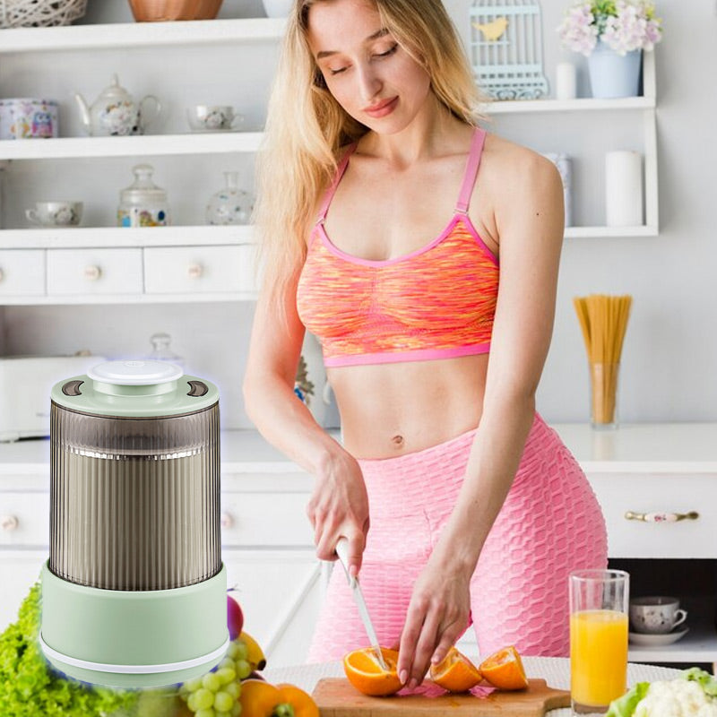 Utensilio de cocina: molinillo eléctrico multifuncional de acero inoxidable para moler granos y especias frescas.