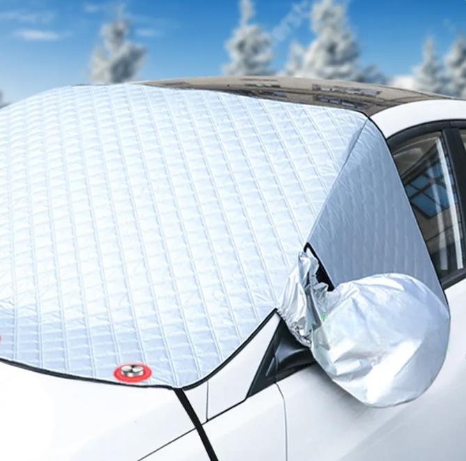 Cubierta magnética antihielo para parabrisas, protege tu coche de nieve y escarcha fácilmente.