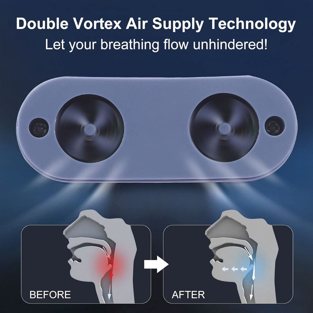CPAP sin máscara antirronquidos, compacto y discreto. Solución para el descanso y bienestar al dormir.