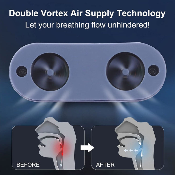 CPAP sin máscara antirronquidos, compacto y discreto. Solución para el descanso y bienestar al dormir.