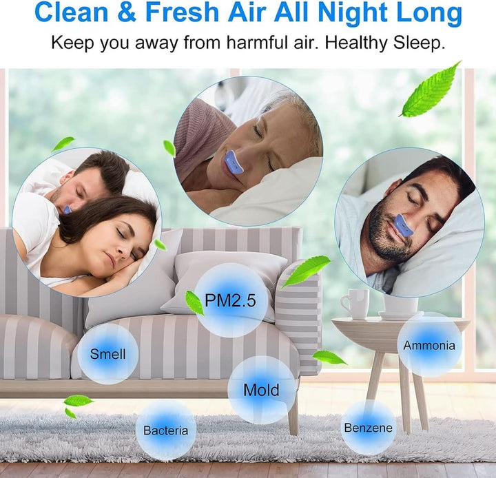 Dispositivo CPAP sin máscara, fácil de usar para un mejor descanso. Ayuda a detener los ronquidos.