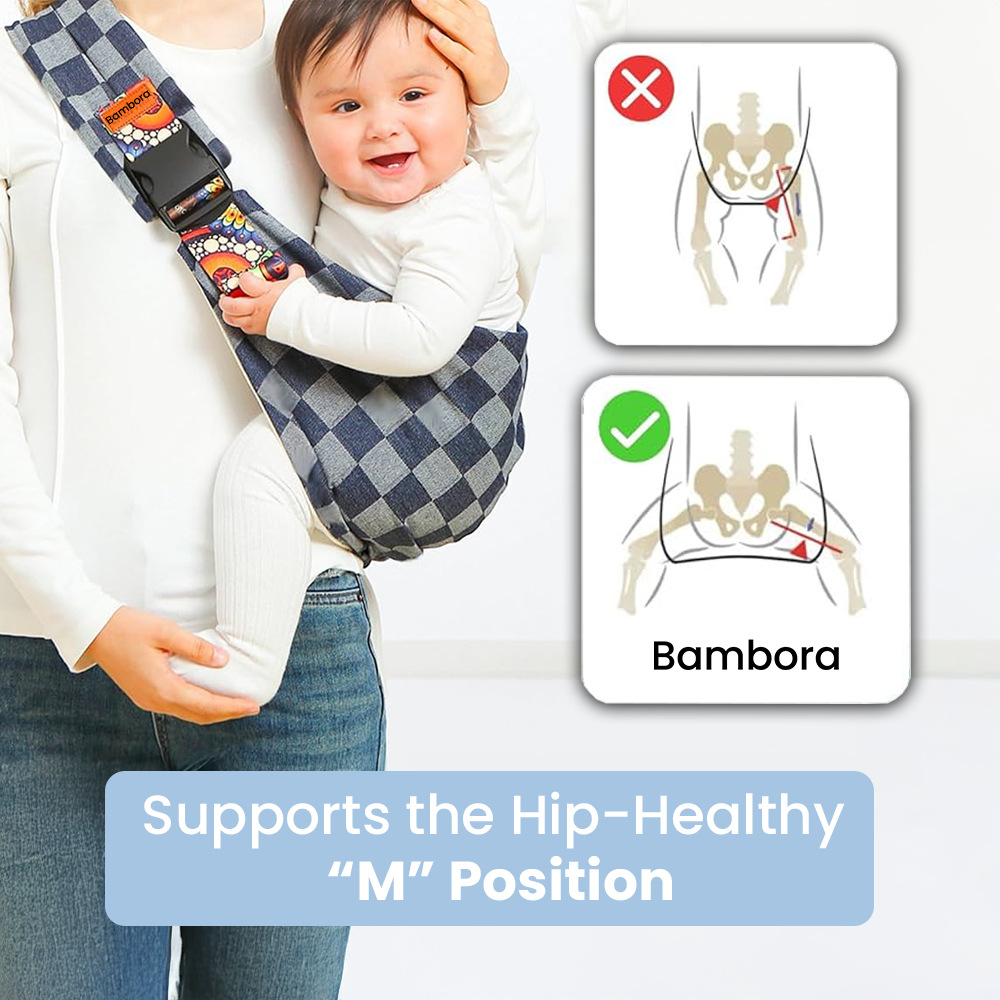 Portabebés ergonómico para cadera, ideal para paseos con el bebé.