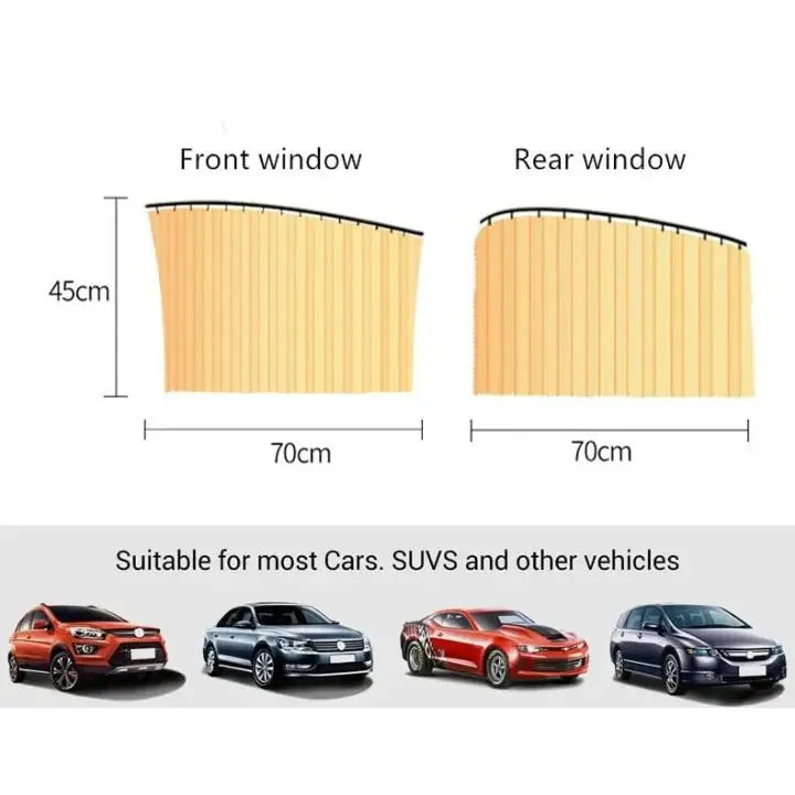 Protección solar magnética para coche. Bloquea UV y ofrece privacidad. Accesorio indispensable.