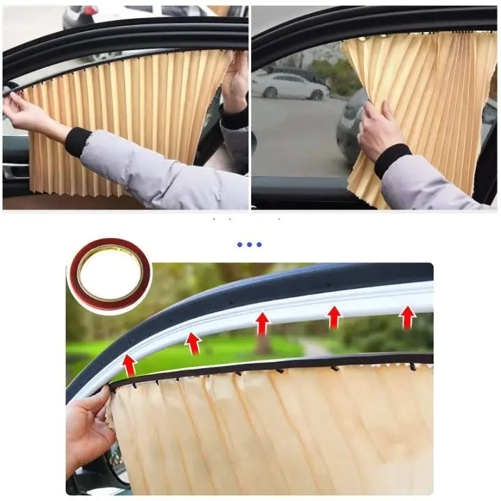 Accesorio magnético para coche: parasol que brinda protección solar y privacidad al instante.