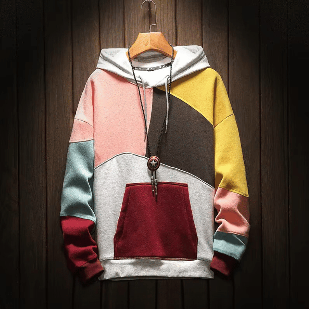 Sudadera de hombre con cremallera frontal, diseño cómodo y moderno con capucha. Perfecta para el día a día.