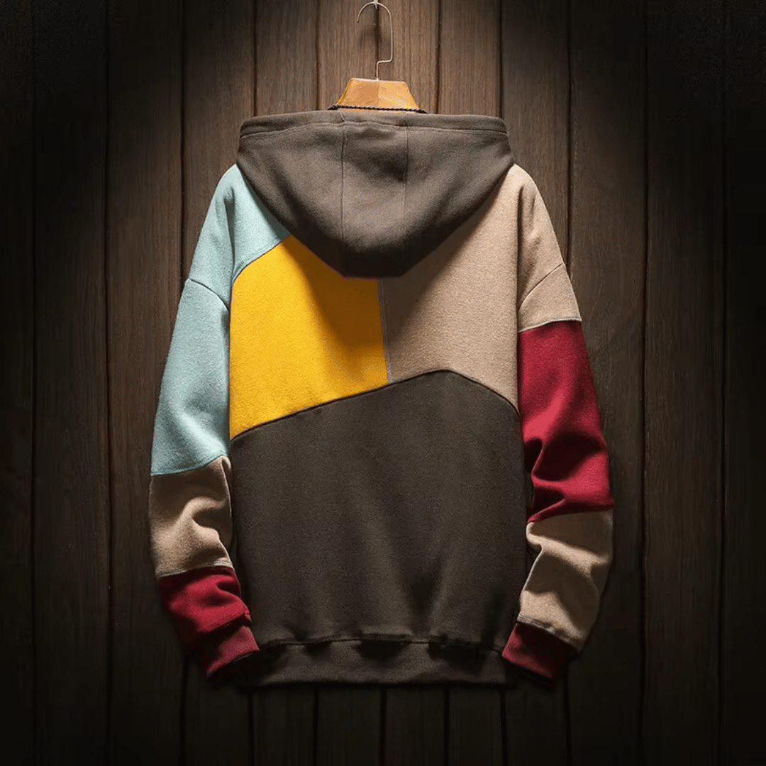 Sudadera con cremallera rosa para hombre, perfecta para estilo urbano y mantenerte abrigado en invierno.