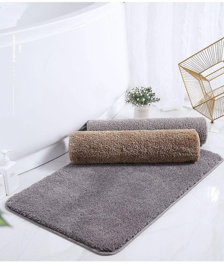 Alfombra de ducha antideslizante ultra suave y absorbente de microfibra, para seguridad y confort en el baño.