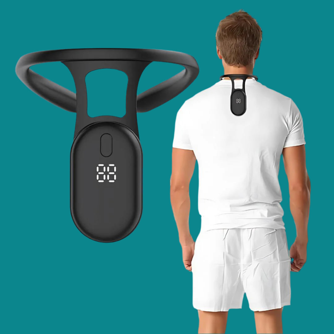 Corrector de postura ergonómico. Desarrolla una espalda y cuello sanos. Unisex y cómodo.