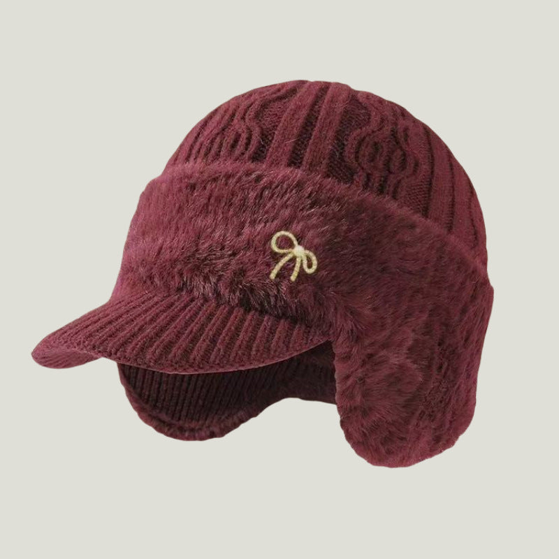 Mantente cálido con este gorro trapper unisex de invierno, orejeras y visera, ideal para el frío polar.