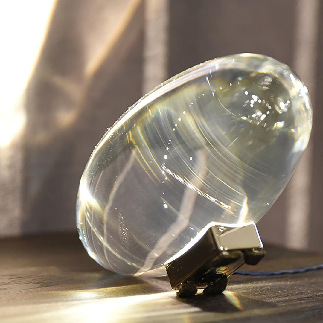 Lámpara de mesa proyector LED, luz de ambiente relajante con efecto ojo. Ideal para decoración.