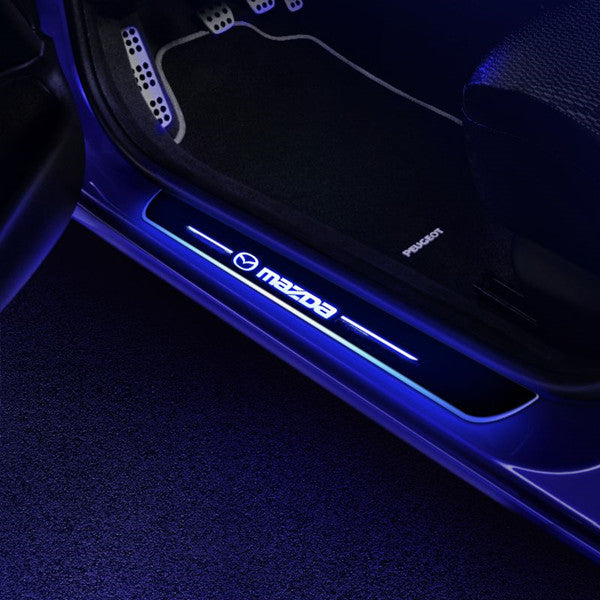Luces LED magnéticas universales para puertas de coche. Impermeables y antirayaduras, fácil instalación.