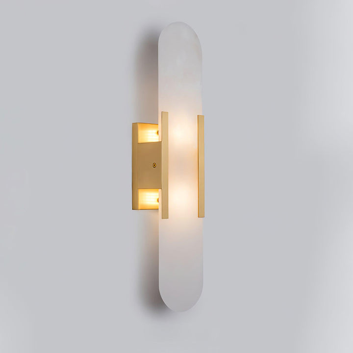 Foco LED de pared, efecto mármol, decorativo, ideal para zonas de estar.