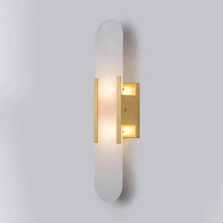 Foco LED de pared decorativo, efecto mármol, realza la decoración de tu salón.