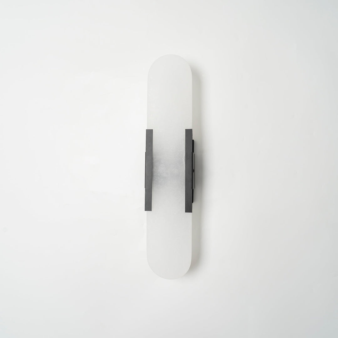 Aplique decorativo LED de pared, efecto mármol, para entradas con estilo.