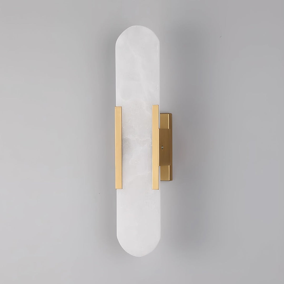 Aplique LED de pared moderno con efecto mármol, iluminación decorativa interior para el hogar.