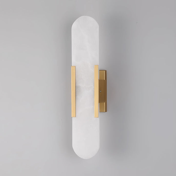 Aplique LED de pared moderno con efecto mármol, iluminación decorativa interior para el hogar.