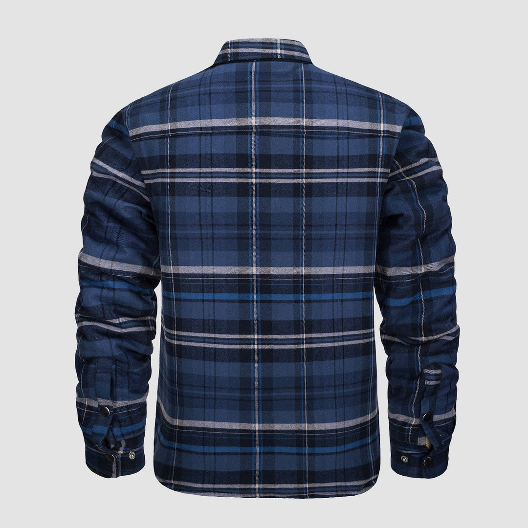 Abrigo de cuadros para hombre, un básico cálido para tu armario de otoño e invierno.