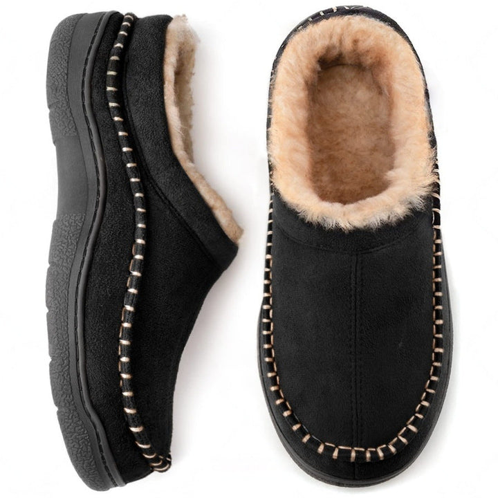 Bienestar asegurado con pantuflas ortopédicas para hombre, soporte de arco, cómodas y lavables.